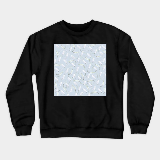 Myrrh Flower Pattern Crewneck Sweatshirt by kelnan